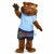 Lovely Brown Otter Mascot Adult Costume 