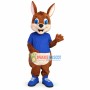 Lovely Brown Kangaroo Mascot Adult Costume 