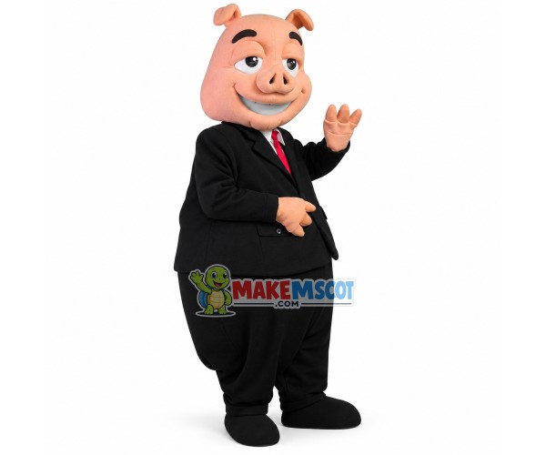 Fat Boss Pig Lightweight Mascot Adult Costume Fat Boss Pig Lightweight Mascot Adult Costume