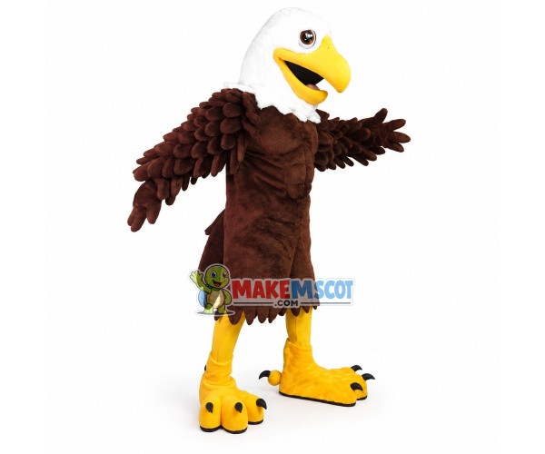 Power Bald Eagle Mascot Costume Power Bald Eagle Mascot Costume