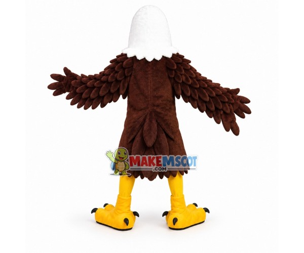 Power Bald Eagle Mascot Costume 
