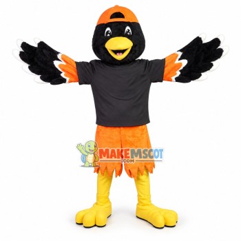 Lovely Oriole Bird High School Mascot Costume 