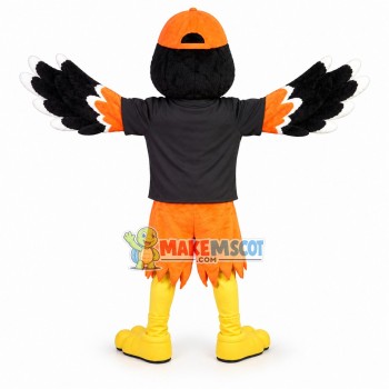 Lovely Oriole Bird High School Mascot Costume Lovely Oriole Bird High School Mascot Costume