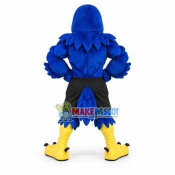Power Fierce Blue Falcon High School Mascot Costume Power Fierce Blue Falcon High School Mascot Costume