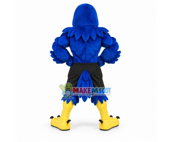 Power Fierce Blue Falcon High School Mascot Costume Power Fierce Blue Falcon High School Mascot Costume