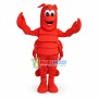 Happy Red Lobster Mascot Costume 
