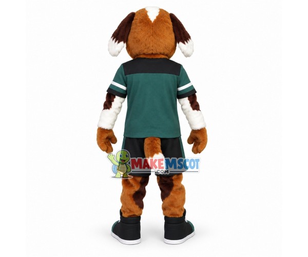 Fierce St. Bernard Secondary School Mascot Costume Fierce St. Bernard Secondary School Mascot Costume