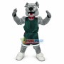 Lovely Power Gray Bulldog Sports Mascot Costume 