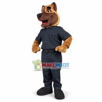 Lovely Police German Shepherd Dog Mascot Adult Costume Lovely Police German Shepherd Dog Mascot Adult Costume