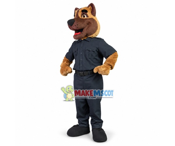 Lovely Police German Shepherd Dog Mascot Adult Costume Lovely Police German Shepherd Dog Mascot Adult Costume