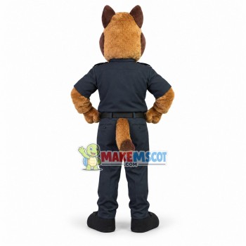 Lovely Police German Shepherd Dog Mascot Adult Costume Lovely Police German Shepherd Dog Mascot Adult Costume
