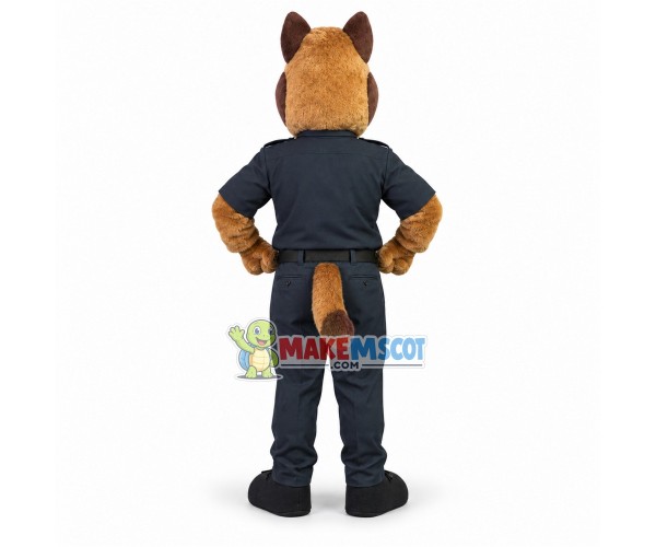 Lovely Police German Shepherd Dog Mascot Adult Costume Lovely Police German Shepherd Dog Mascot Adult Costume