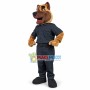Lovely Police German Shepherd Dog Mascot Adult Costume 