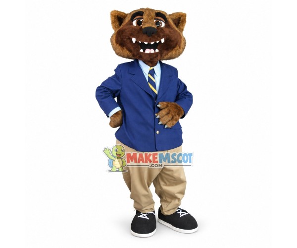 Student Wolverine Mascot Costume Student Wolverine Mascot Costume