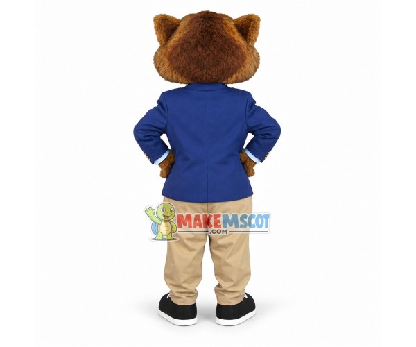 Student Wolverine Mascot Costume Student Wolverine Mascot Costume