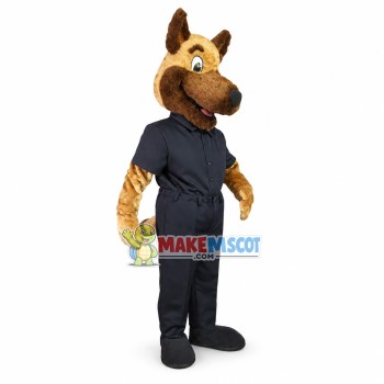 Lovely Police Dog Mascot Costume Lovely Police Dog Mascot Costume