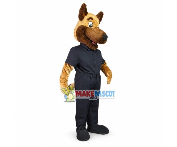 Lovely Police Dog Mascot Costume Lovely Police Dog Mascot Costume