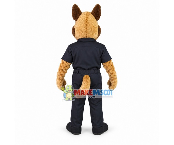 Lovely Police Dog Mascot Costume Lovely Police Dog Mascot Costume