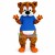 Aberdeen Primary School Stripes Mascot Costume 