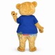 Beige Teddy Bear Mascot Adult Costume 
