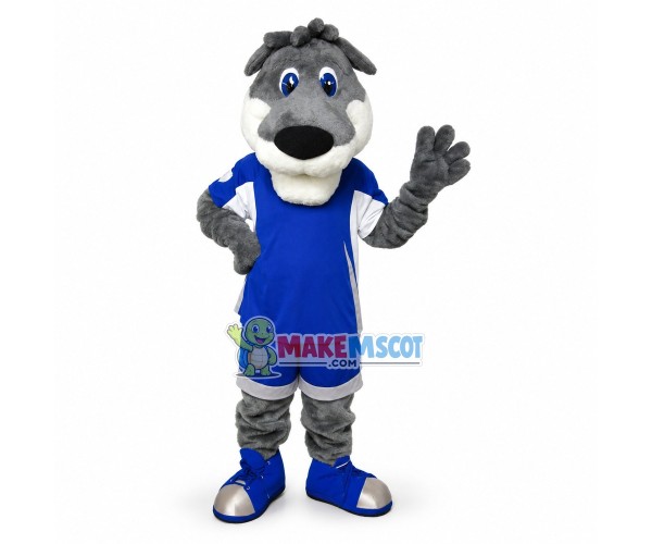 College Thor the Wolf Mascot Costume College Thor the Wolf Mascot Costume