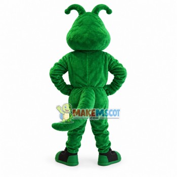 Green Boll Weevil Mascot Adult Costume Green Boll Weevil Mascot Adult Costume