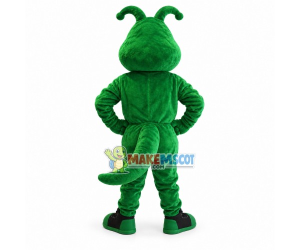 Green Boll Weevil Mascot Adult Costume Green Boll Weevil Mascot Adult Costume
