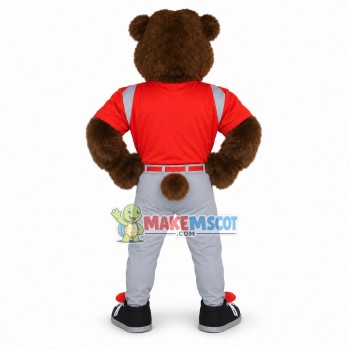 Howling Football Grizzly Mascot Costume	