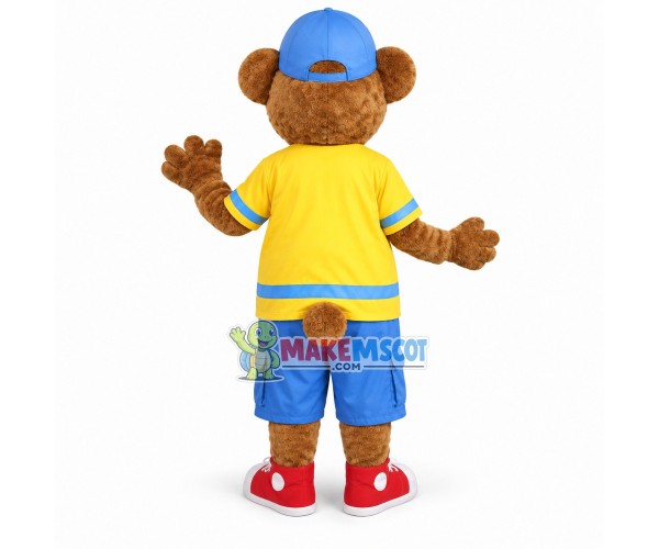 Healthy Bear Mascot Costume Healthy Bear Mascot Costume