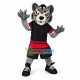Hockey Fierce Gray Wolf Mascot Costume Hockey Fierce Gray Wolf Mascot Costume