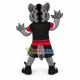 Hockey Fierce Gray Wolf Mascot Costume Hockey Fierce Gray Wolf Mascot Costume