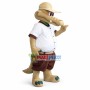 Baseball Beige Alligator Mascot Costume	