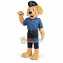 Adorable Police Yellow Labrador Mascot Costume	