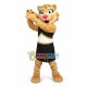 Lovely Cheerleader Light Brown Kitty Mascot Costume Lovely Cheerleader Light Brown Kitty Mascot Costume