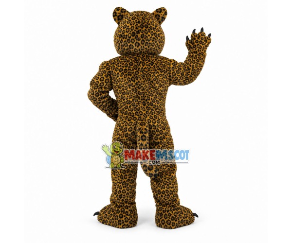 Power Diego the Leopard Mascot Costume Power Diego the Leopard Mascot Costume