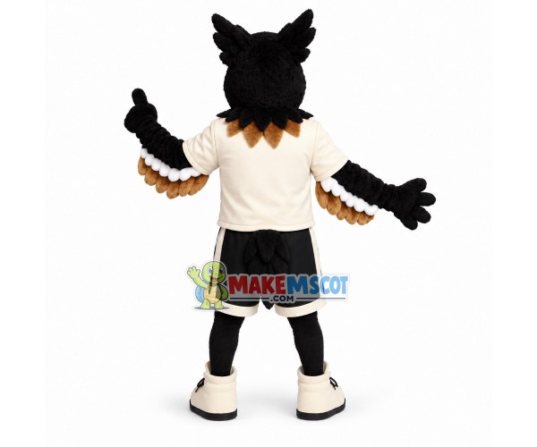 Black Gryphon School Mascot Costume Black Gryphon School Mascot Costume