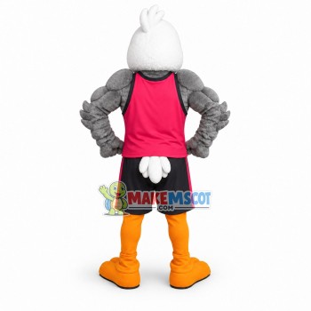 Power Gull High School Mascot Costume Power Gull High School Mascot Costume