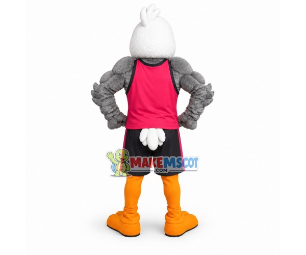 Power Gull High School Mascot Costume Power Gull High School Mascot Costume