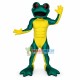 Power Frog Mascot Costume Power Frog Mascot Costume
