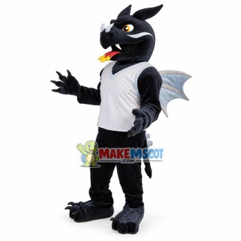 Black Dragon High School Mascot Costume	