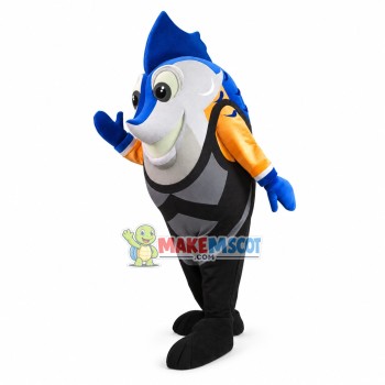 Swim Sailfish Mascot Costume Swim Sailfish Mascot Costume