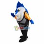 Swim Sailfish Mascot Costume 