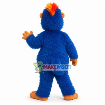 Blue Gorilla Mascot Costume Blue Gorilla Mascot Costume