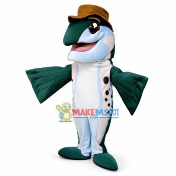 Flin Flon Trout Festival Teddy Trout Mascot Costume Flin Flon Trout Festival Teddy Trout Mascot Costume