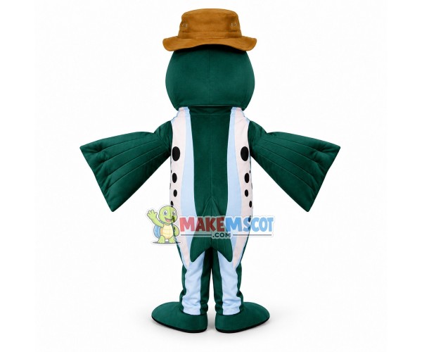 Flin Flon Trout Festival Teddy Trout Mascot Costume Flin Flon Trout Festival Teddy Trout Mascot Costume