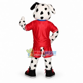 Soccer Dalmatian Mascot Costume Soccer Dalmatian Mascot Costume