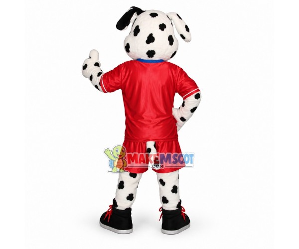Soccer Dalmatian Mascot Costume Soccer Dalmatian Mascot Costume