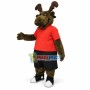 Sport Brown Moose Mascot Adult Costume	