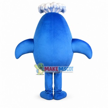 Cute Gracie the Whale School Mascot Costume 