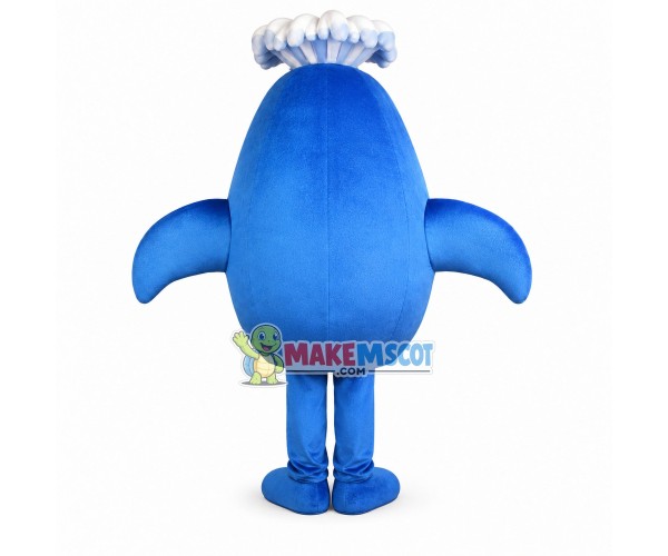 Cute Gracie the Whale School Mascot Costume Cute Gracie the Whale School Mascot Costume